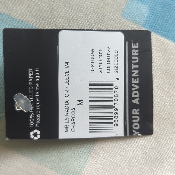 Men's Eddie Bauer zip up sweater/sweatshirt with a fleece lining size medium - Picture 8 of 8